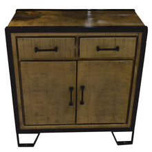 Load image into Gallery viewer, 23.5&quot; x 27.5&quot; Dark Brown Industrial Wood Chest (Pick Up Only)