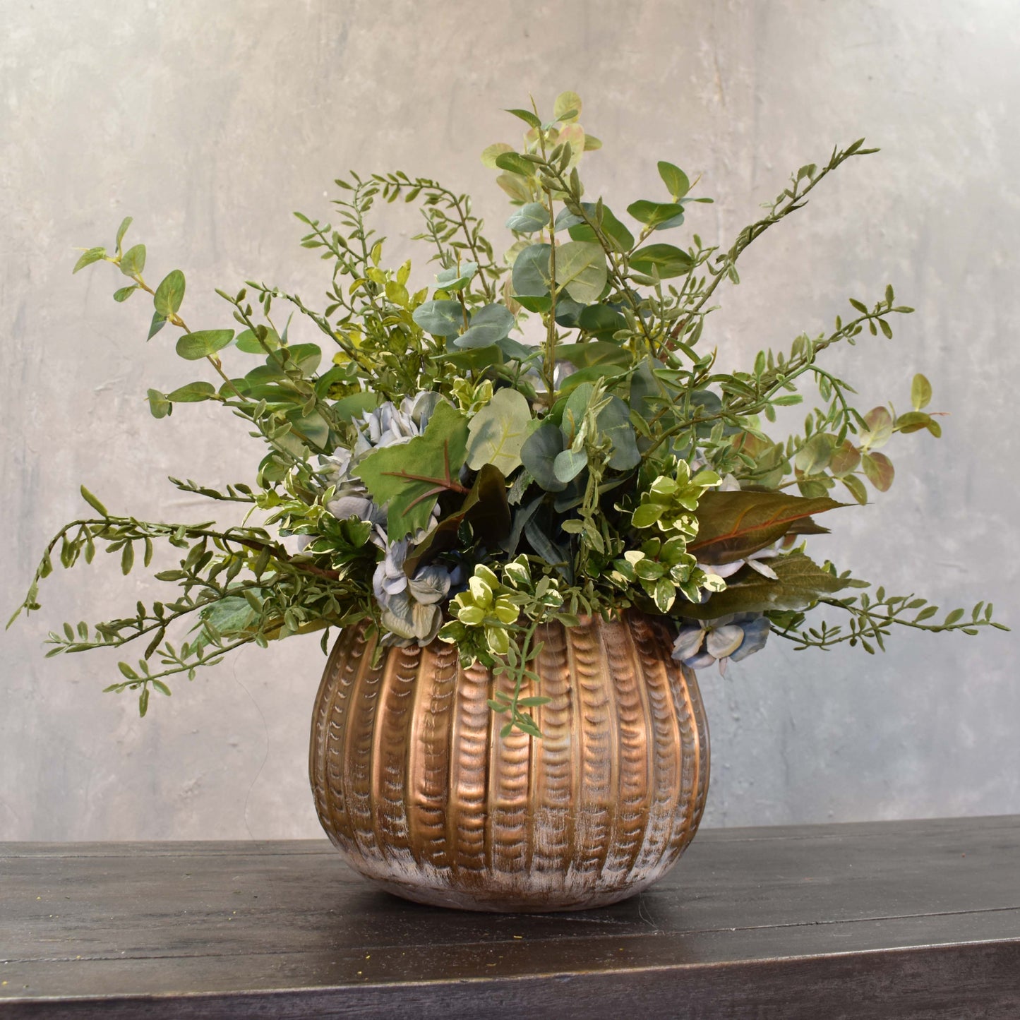 Embossed Metal Planters | DCH22