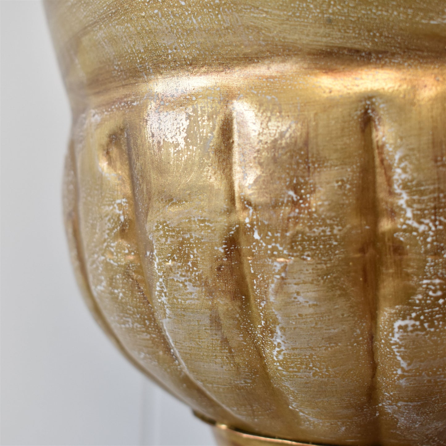 Vintage Gold Brushed Urn