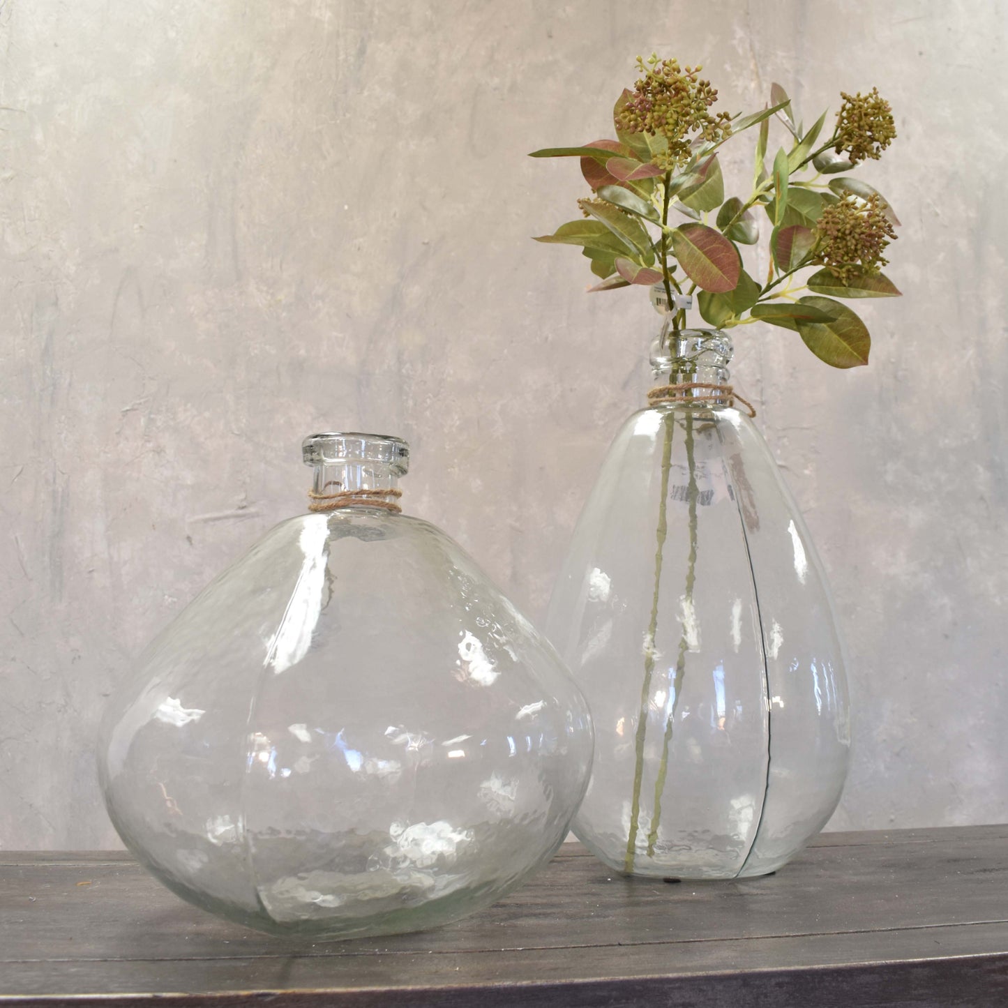 Joliette Organic Formed Glass Vase 16" x 10" | DCH22