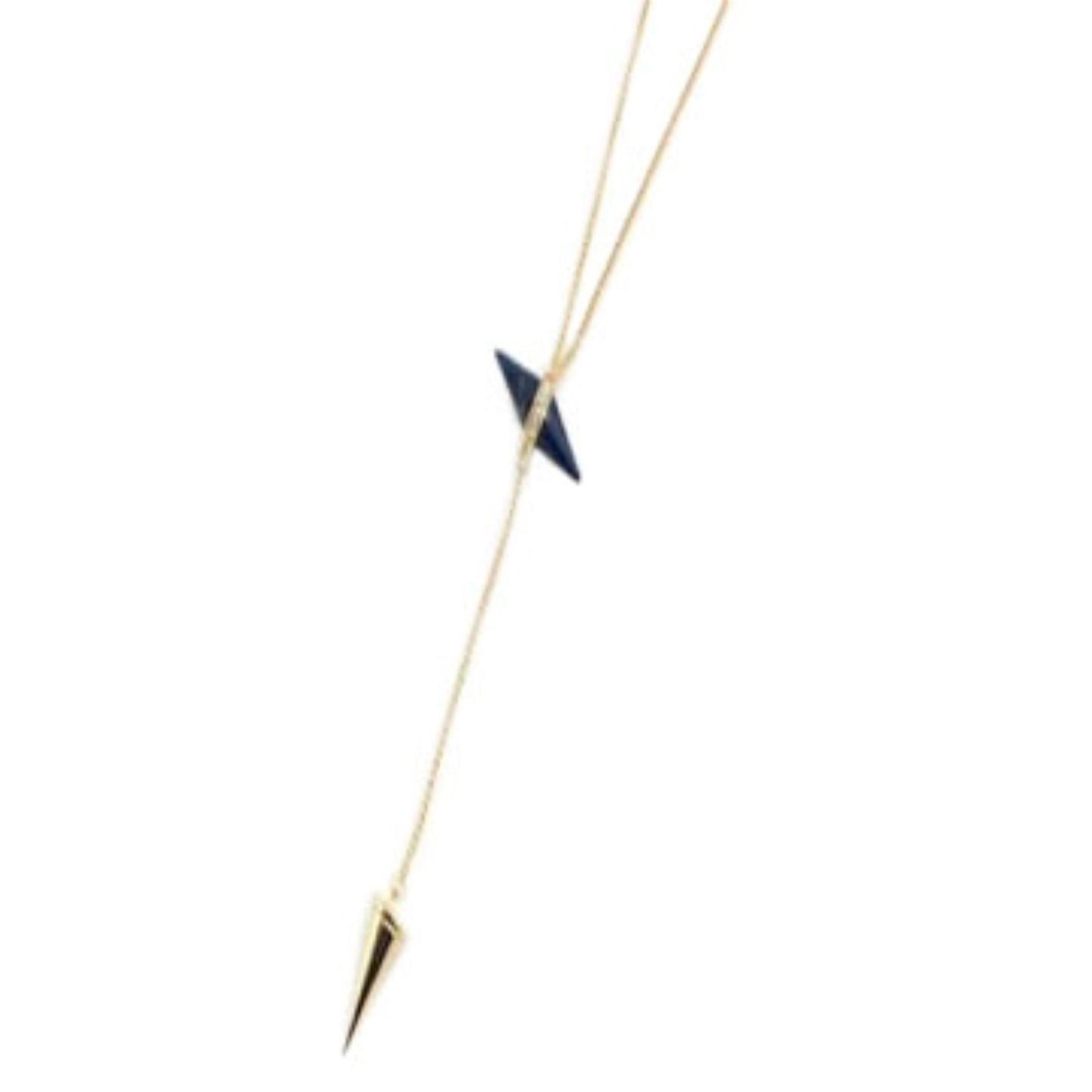 Jaclyn Midnight Blue Quartz Layered Necklace