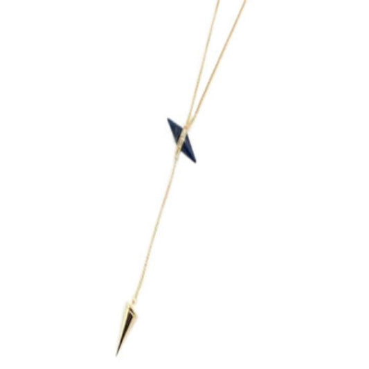Jaclyn Midnight Blue Quartz Layered Necklace