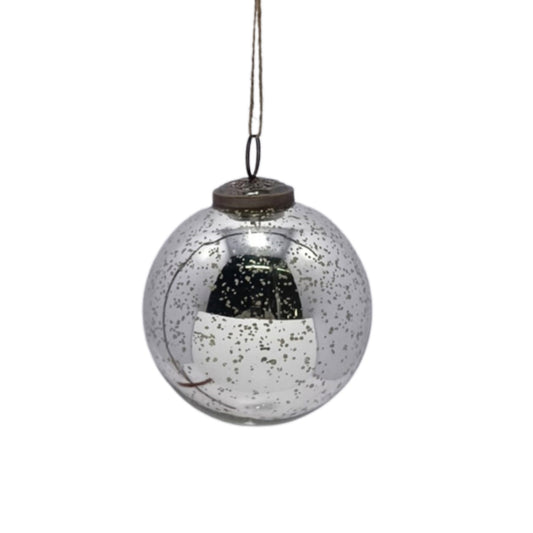 4'' Mercury Glass Ball Ornament | SB