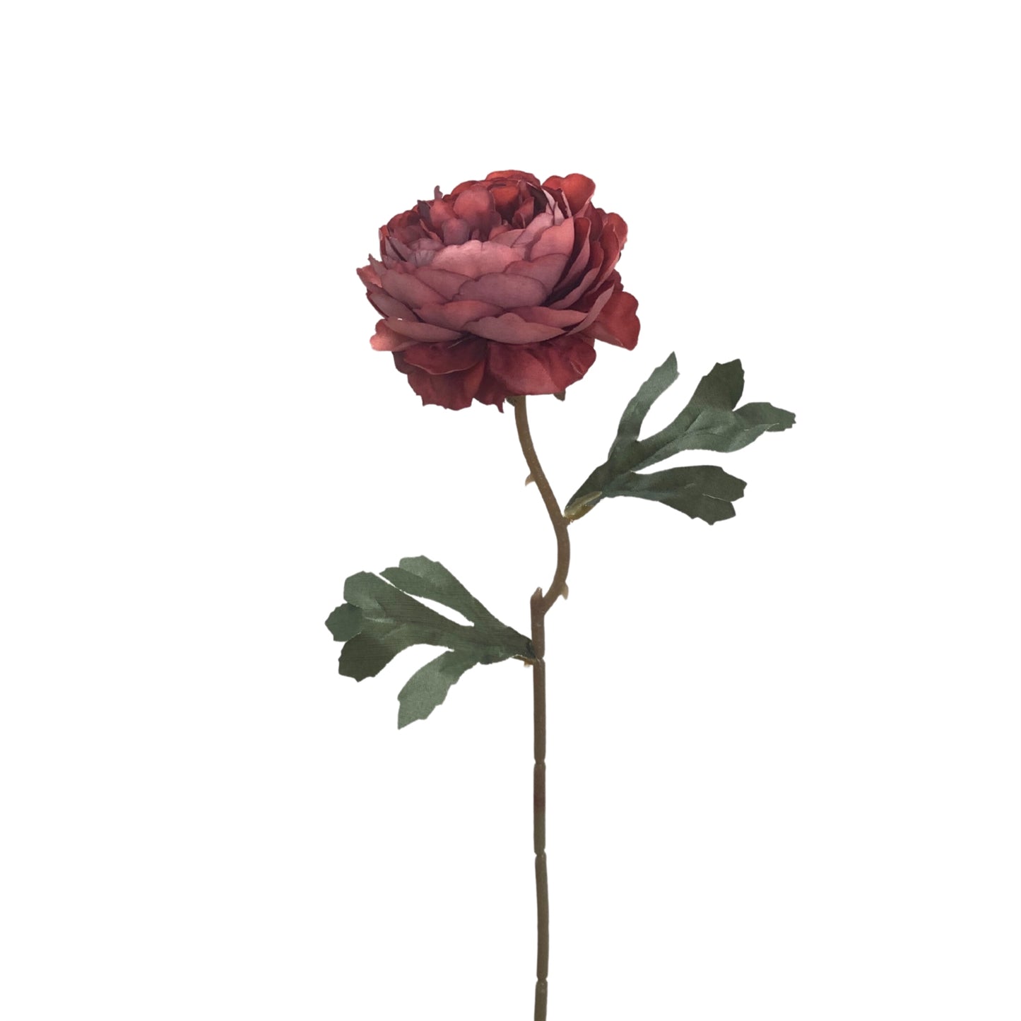 Petite Garden Peony Spray 14.5” - Red | YS