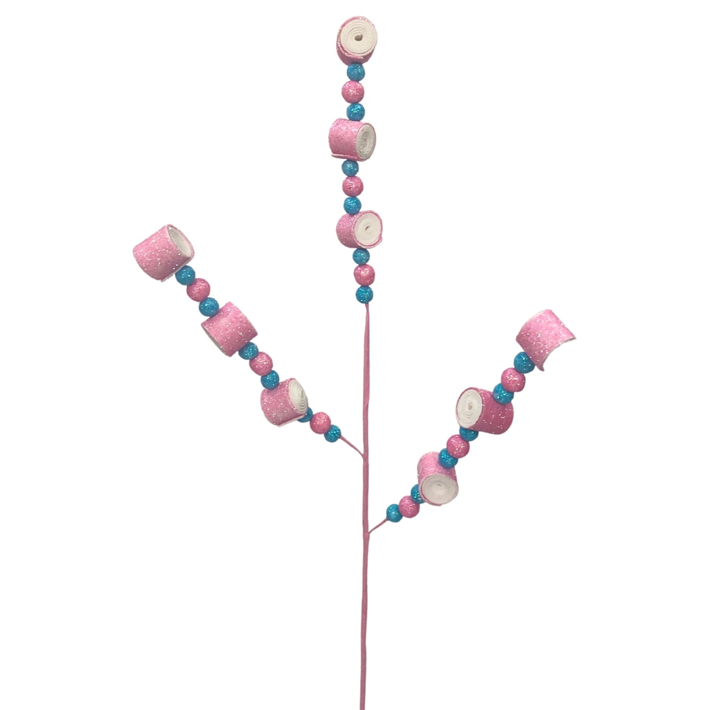 Rolled Candy Felt Spray X 3 Pink/Blue | YS