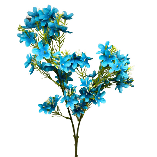 Wild Flower Spray x 2 - Teal - 23” |YSE