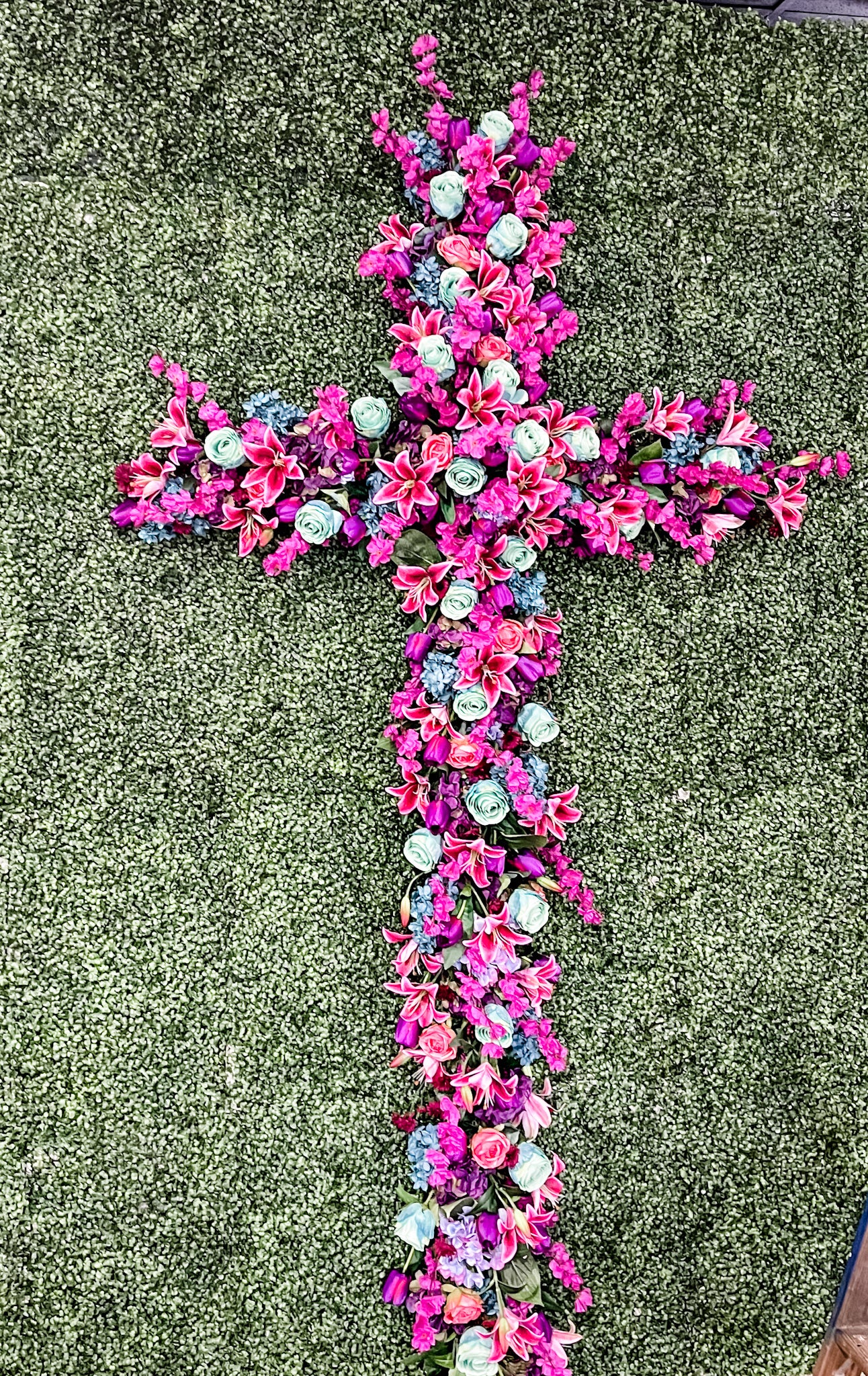 21" Cherry Blossom Bush x9 in Magenta | BYE