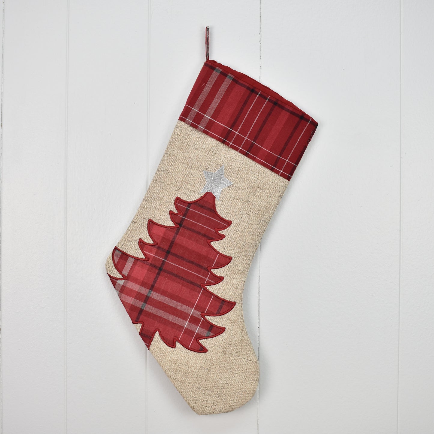 Buffalo Christmas Tree Stocking