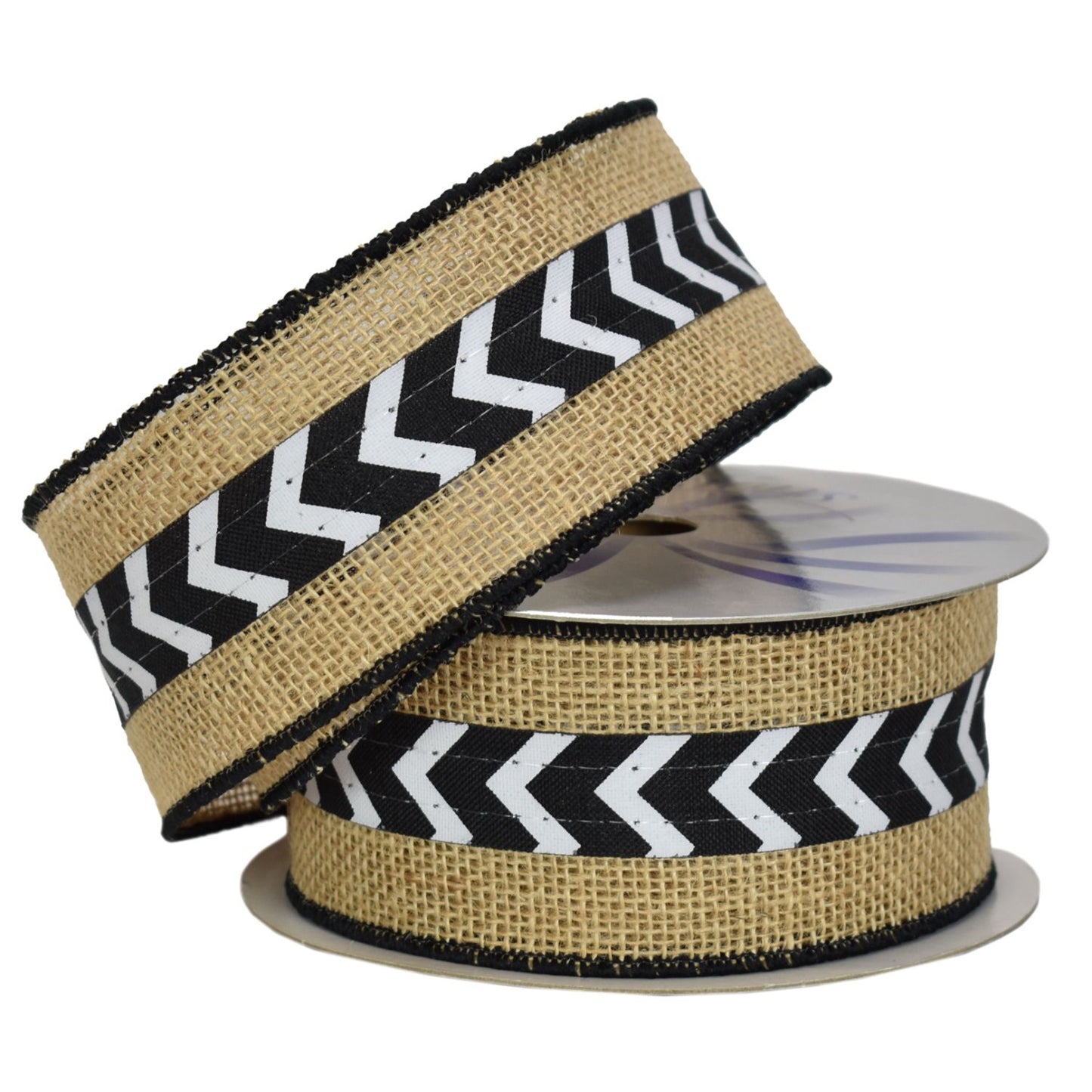 2.5 x 10Y Jute & Chevron Ribbon