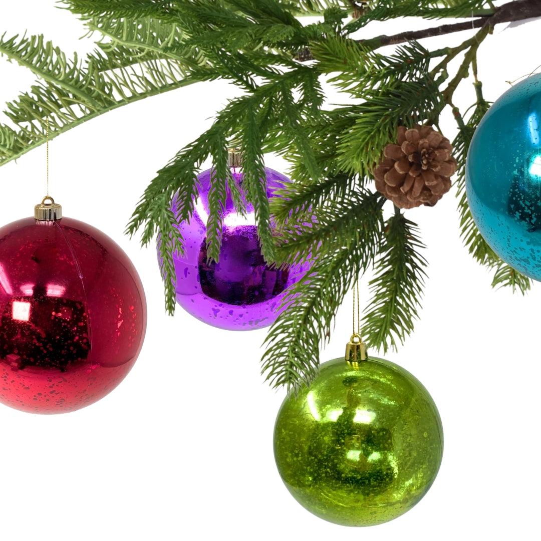 PLASTIC MERCURY BALL ORNAMENTS