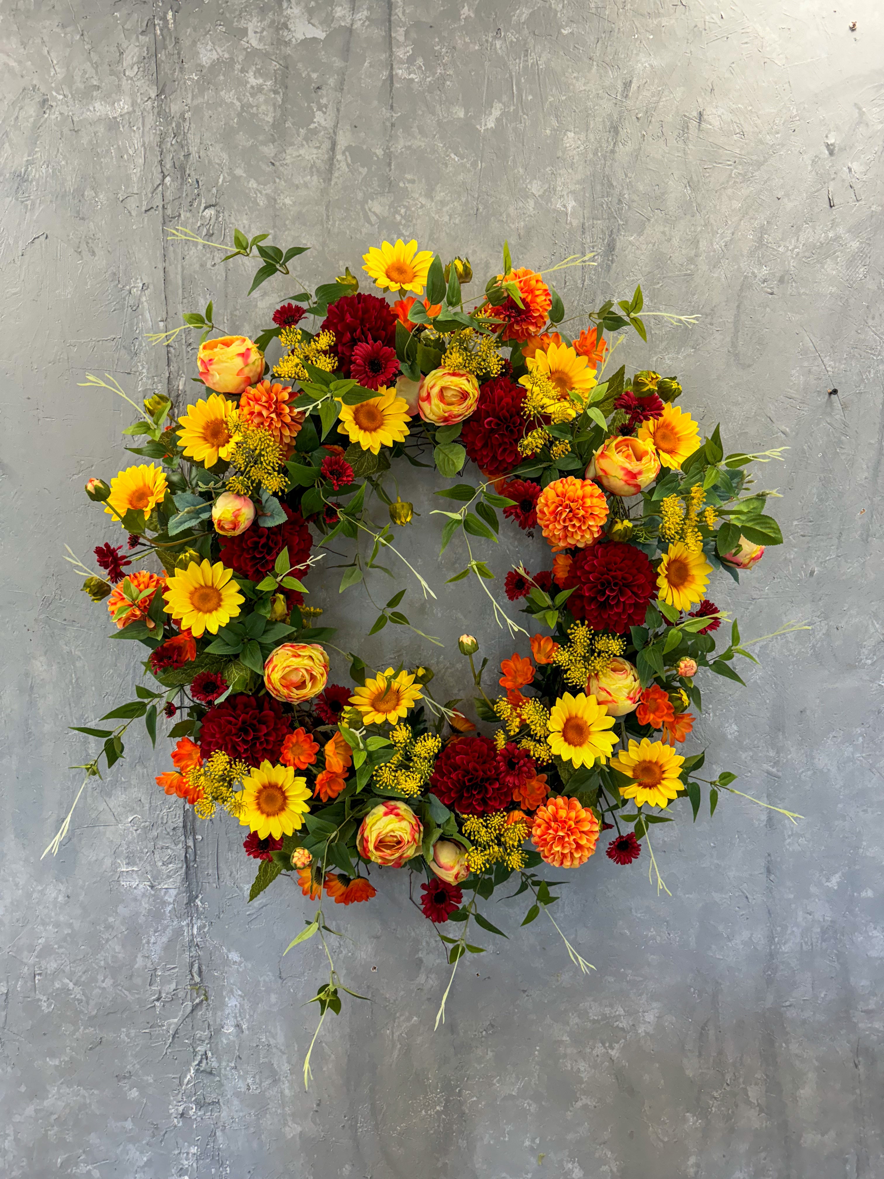 Summer-Fall Transitional Wreath – David Christopher's