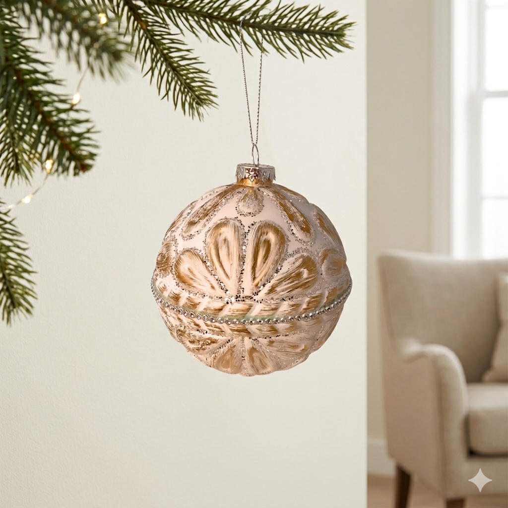 CLEARANCE CHRISTMAS GLASS ORNAMENTS