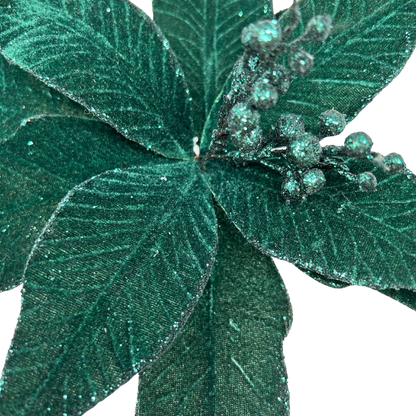 Poinsettia Stem 23" Dark Green