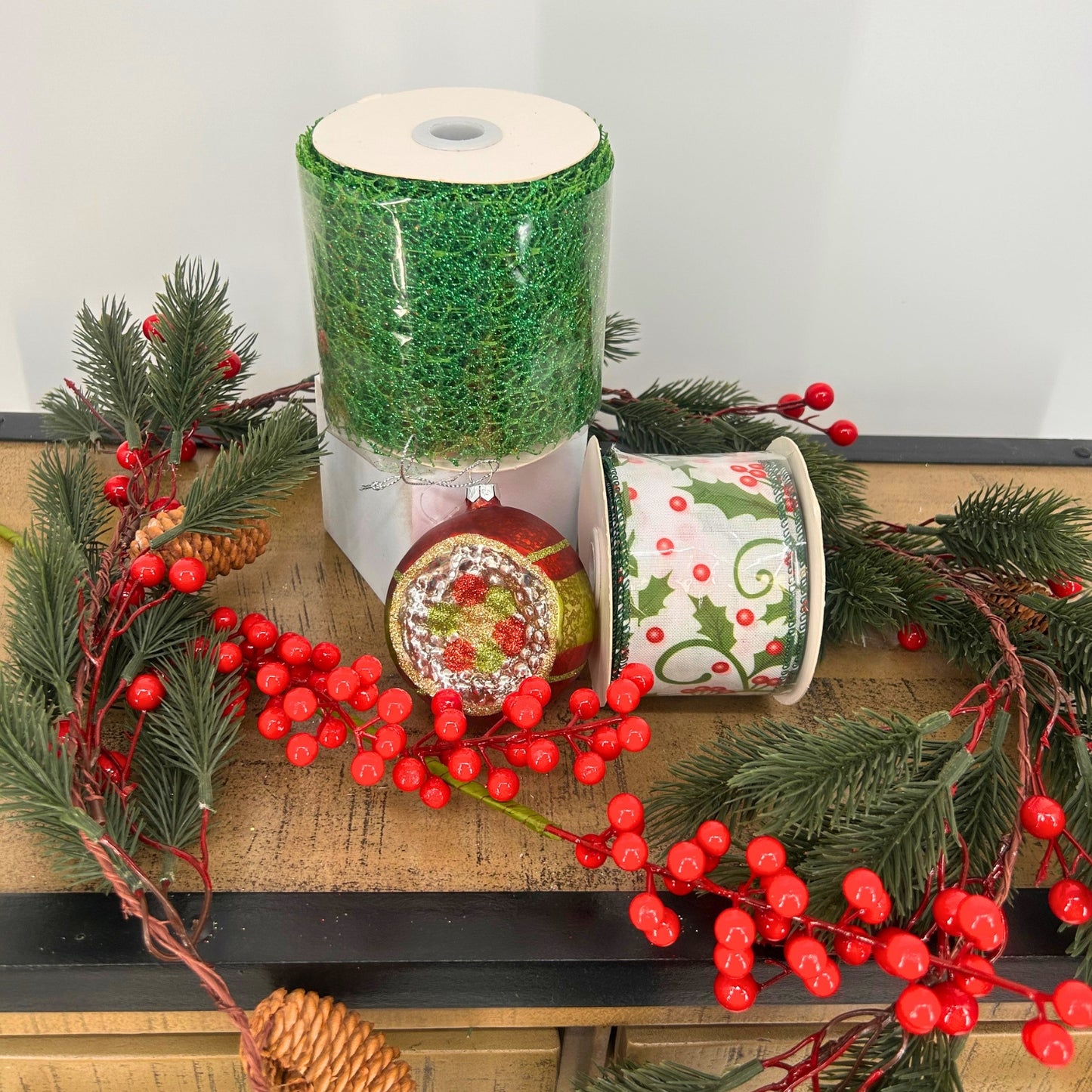 Red, Green, Berries Christmas Tree Mystery Box