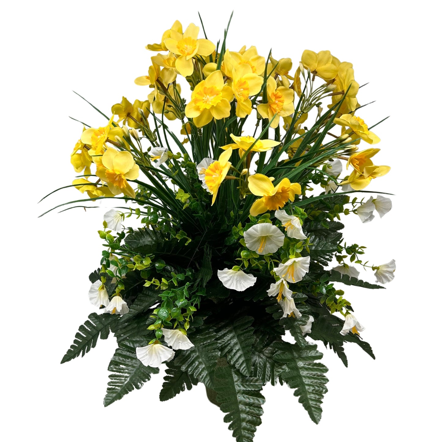 Everlasting Grace Pre-Made Vase Insert (Yellow, White)