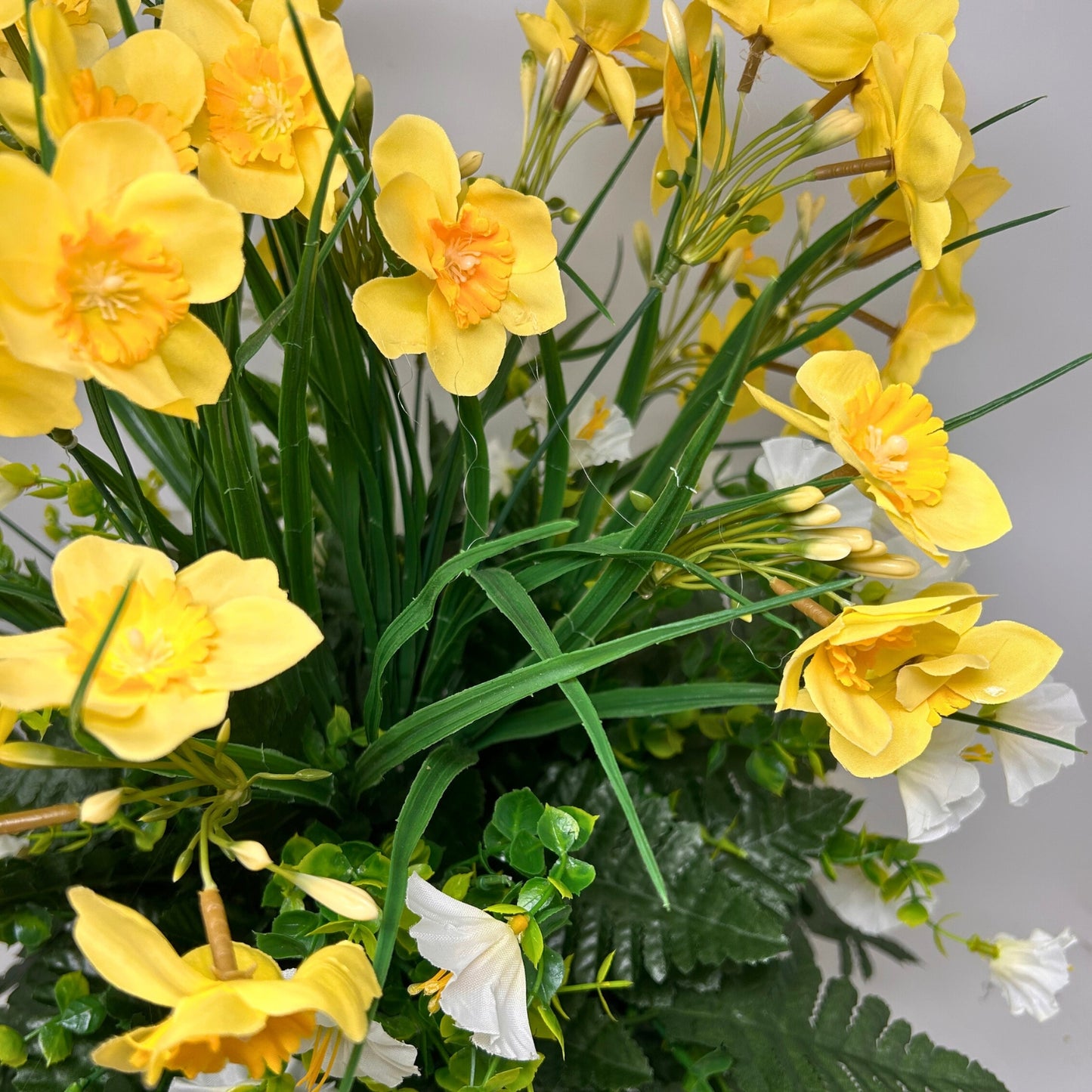 Everlasting Grace Pre-Made Vase Insert (Yellow, White)