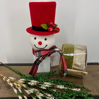 Red, Champagne, Green, Snowman Christmas Tree Mystery Box