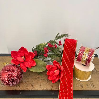 Red, Berries, Gold Christmas Tree Mystery Box