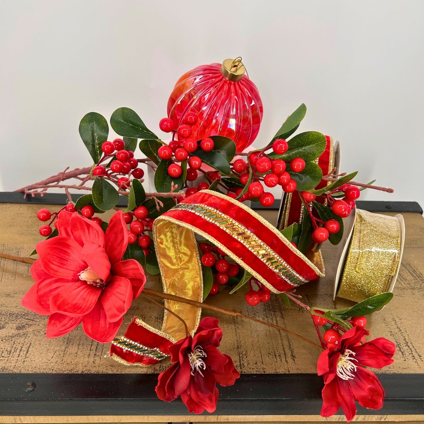 Red, Gold, Berries Christmas Tree Mystery Box