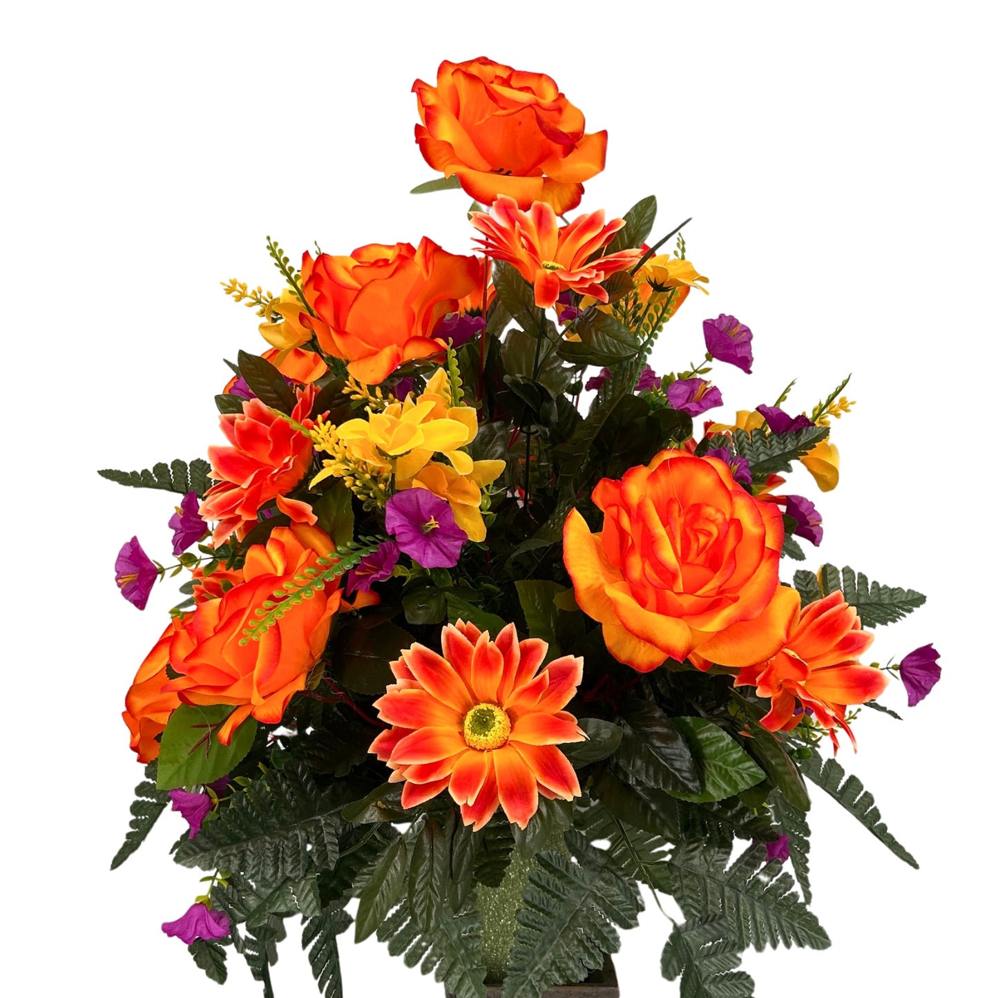 Happy Memories Pre-Made Vase Insert (Orange, Yellow, Purple)