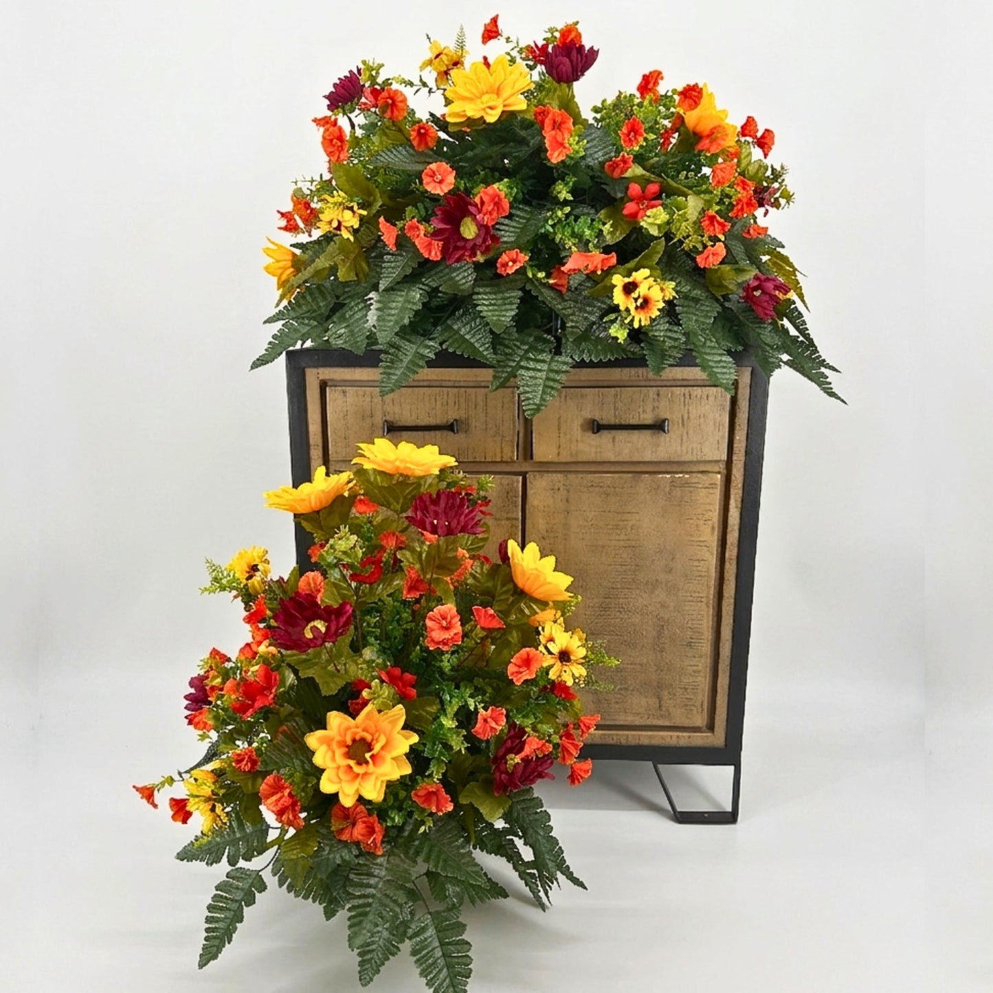 Fall Wild Flower Pre-Made Vase Insert (Mixed Colors)