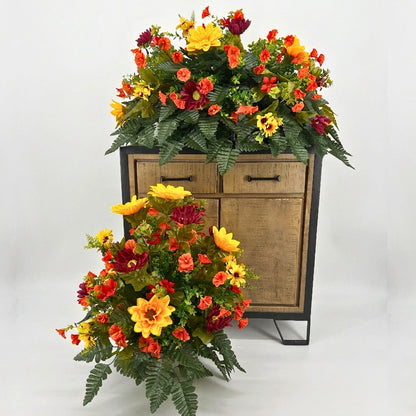 Fall Wild Flower Pre-Made Vase Insert (Mixed Colors)