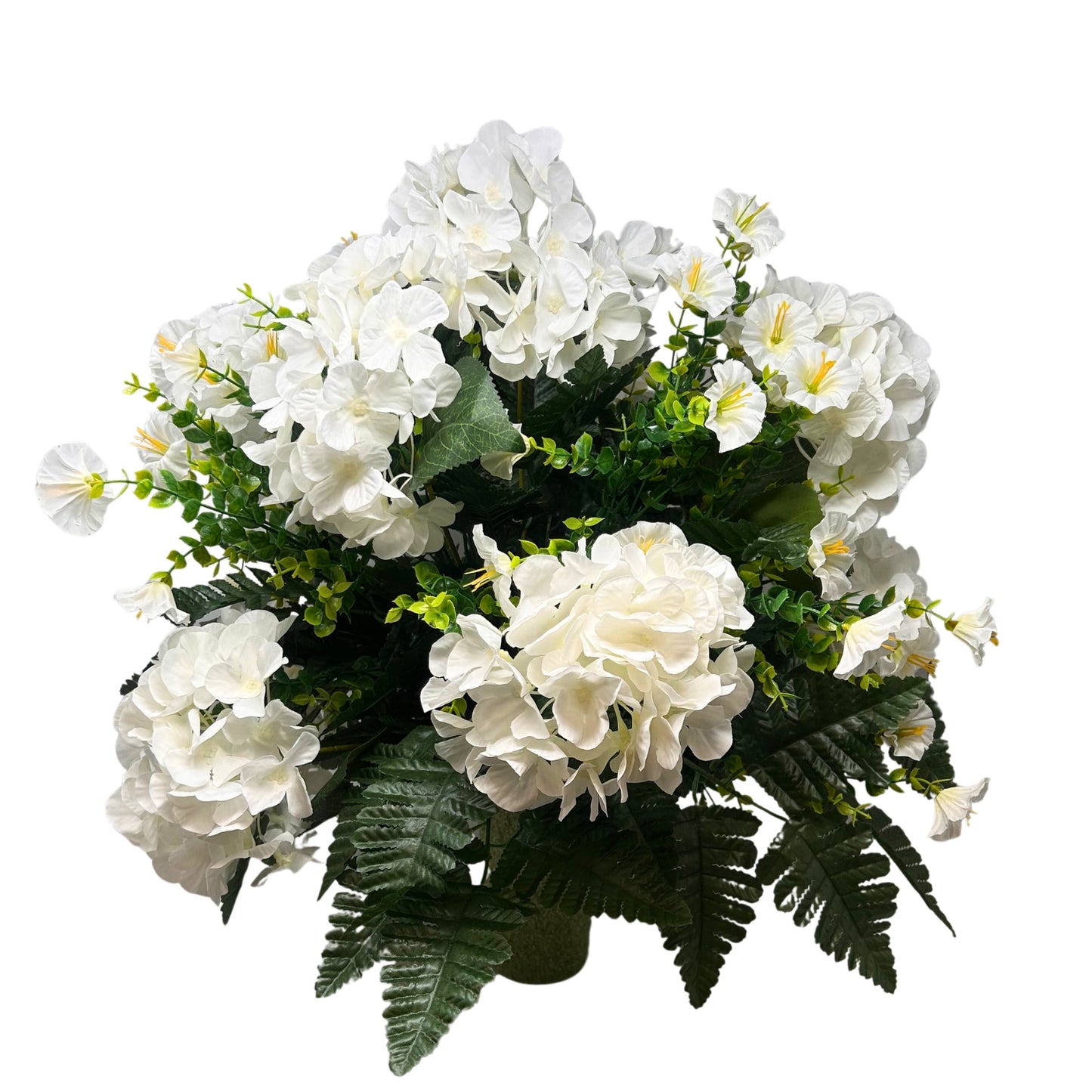 Timeless White Pre-Made Vase Insert (White)