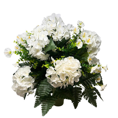 Timeless White Pre-Made Vase Insert (White)