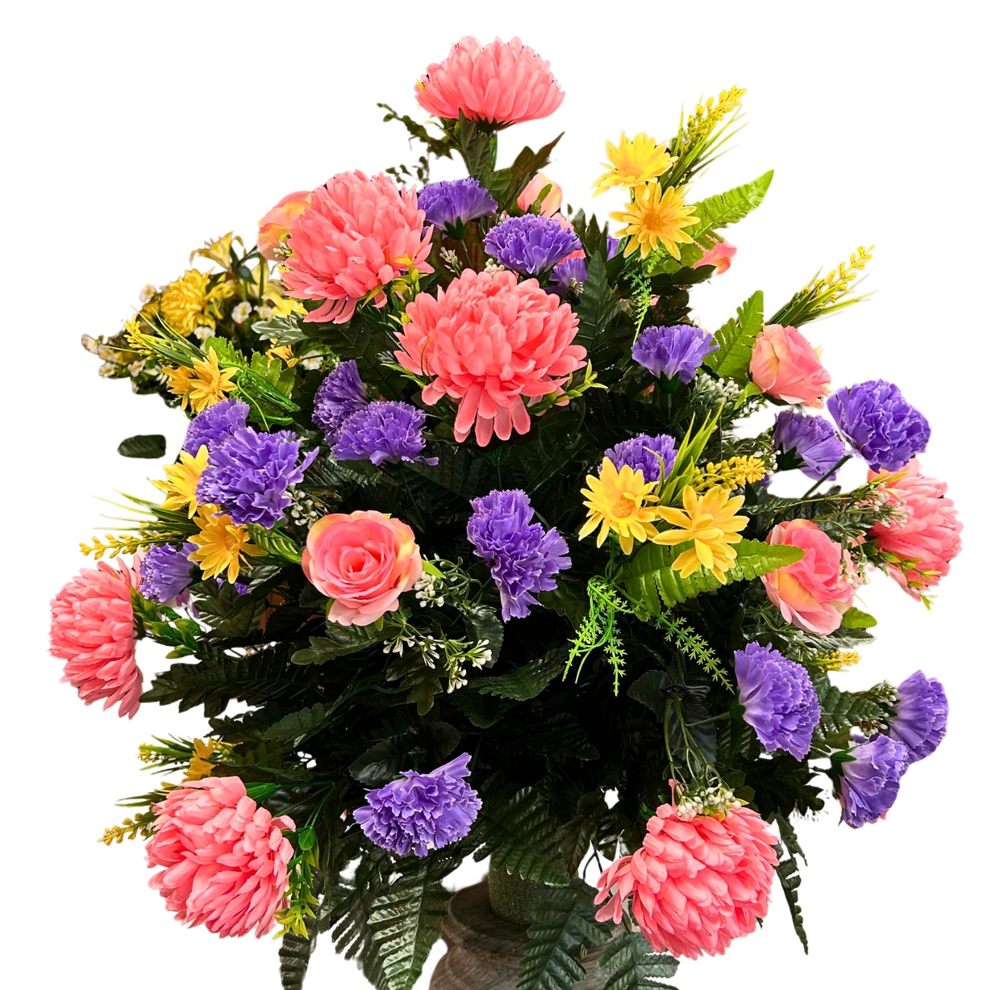 True-Anchor X-Large Pre-Made Vase Insert (Purple, Yellow, Pink)