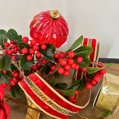 Red, Gold, Berries Christmas Tree Mystery Box