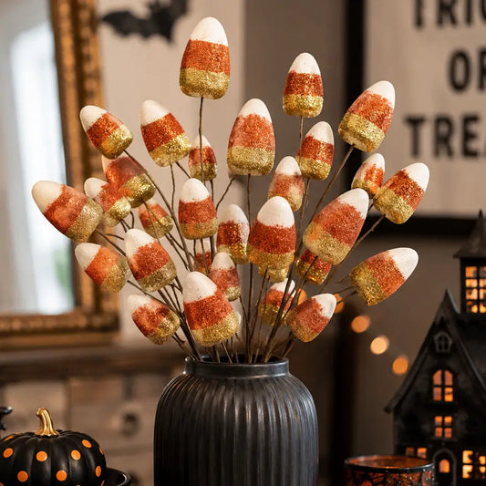 Glitter Candy Corn Spray 27" | QP