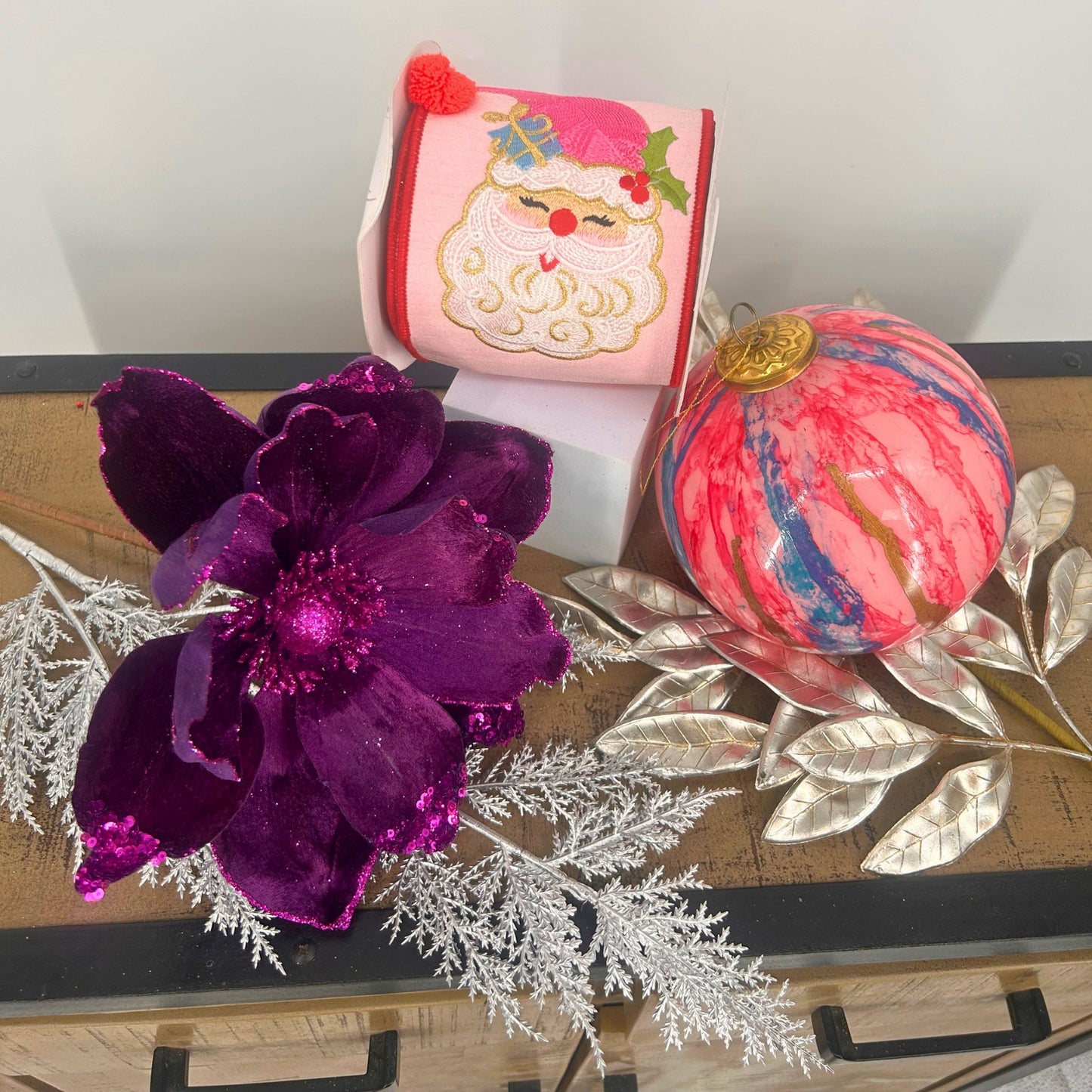 Pink, Purple, Red, Colorful Christmas Tree Mystery Box