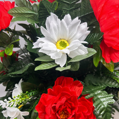 Honor & Glory Pre-Made Vase Insert (Red, White)