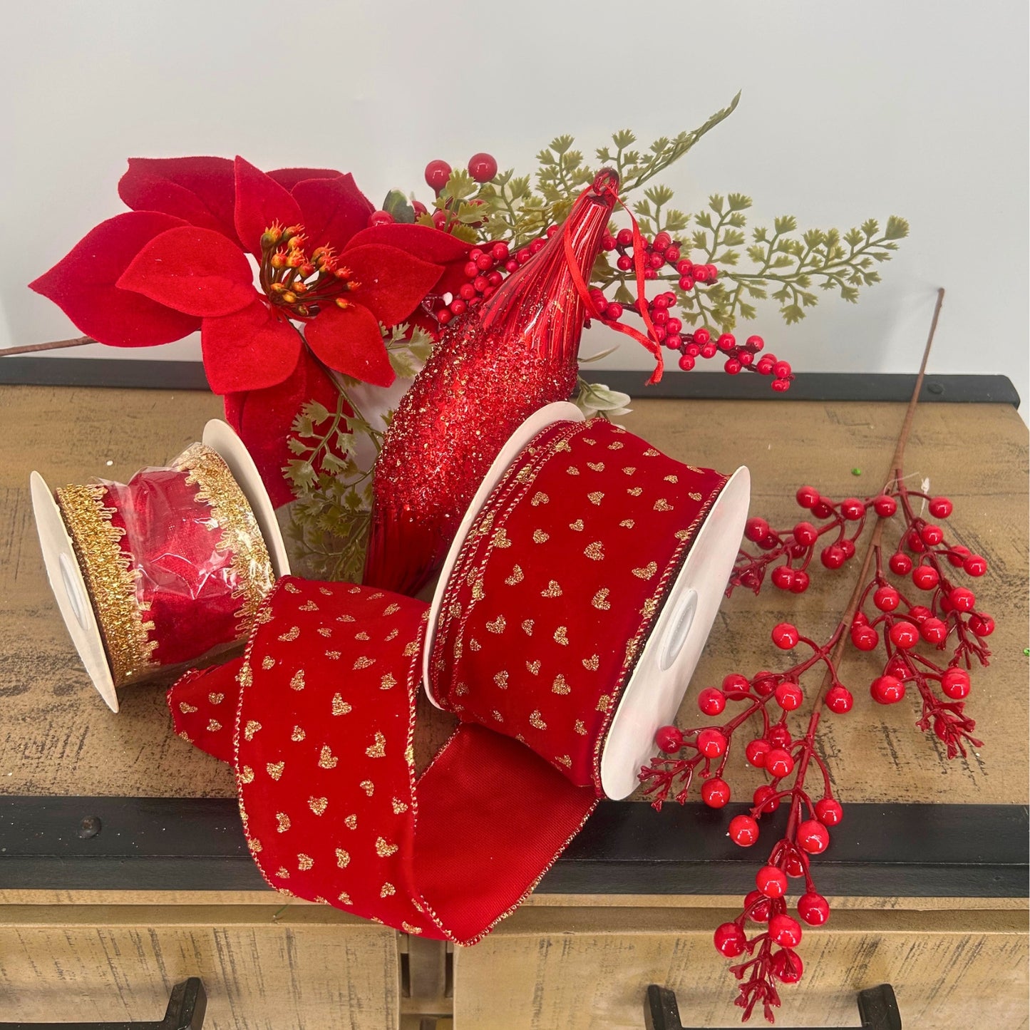 Red, Gold, Berries Christmas Tree Mystery Box