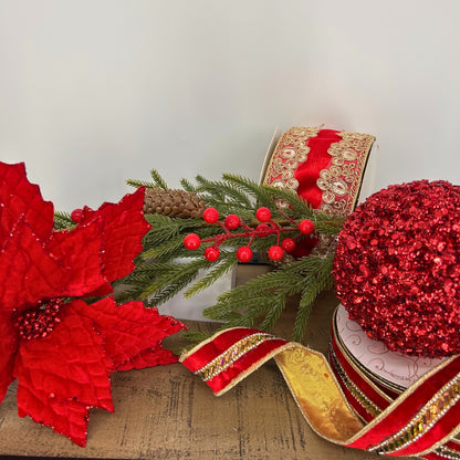 Red, Gold, Berries Christmas Tree Mystery Box