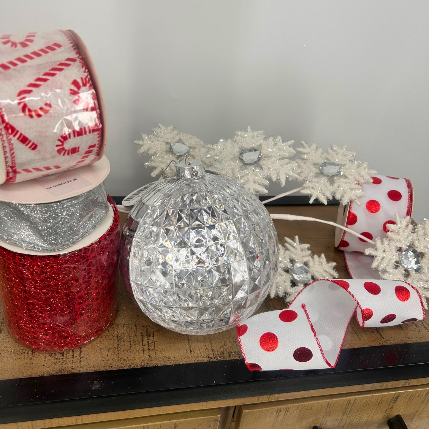 Red, White Christmas Tree Mystery Box