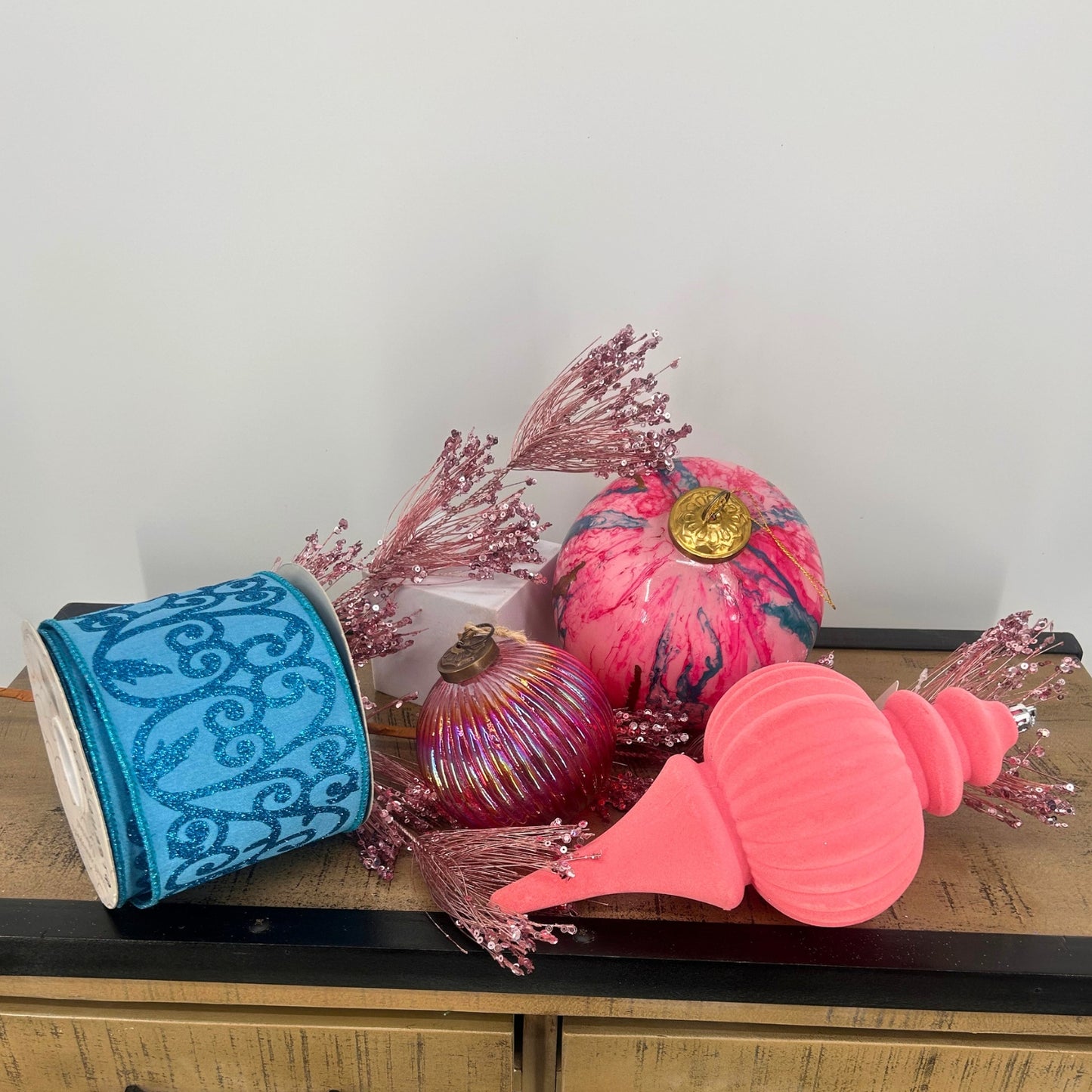 Pink, Blue Christmas Tree Mystery Box