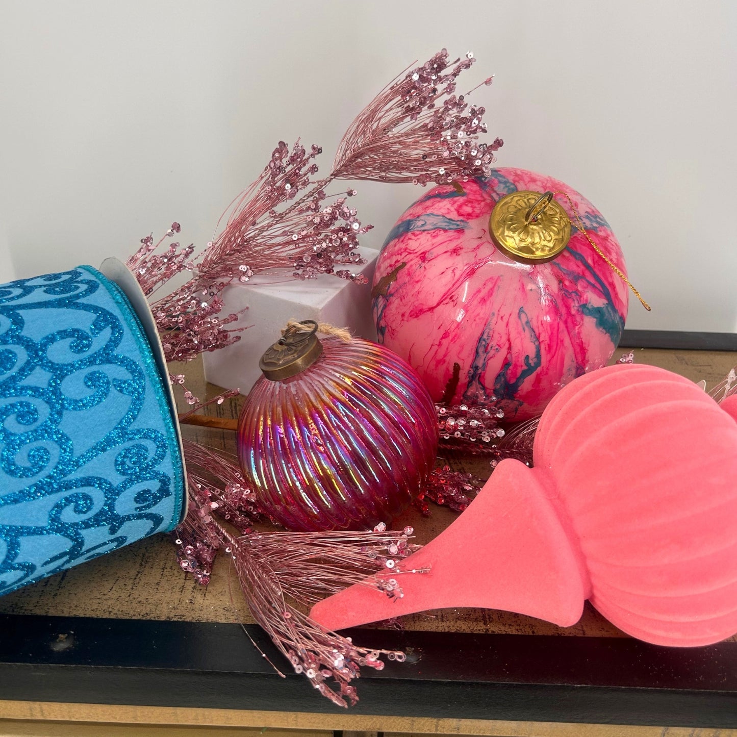 Pink, Blue Christmas Tree Mystery Box