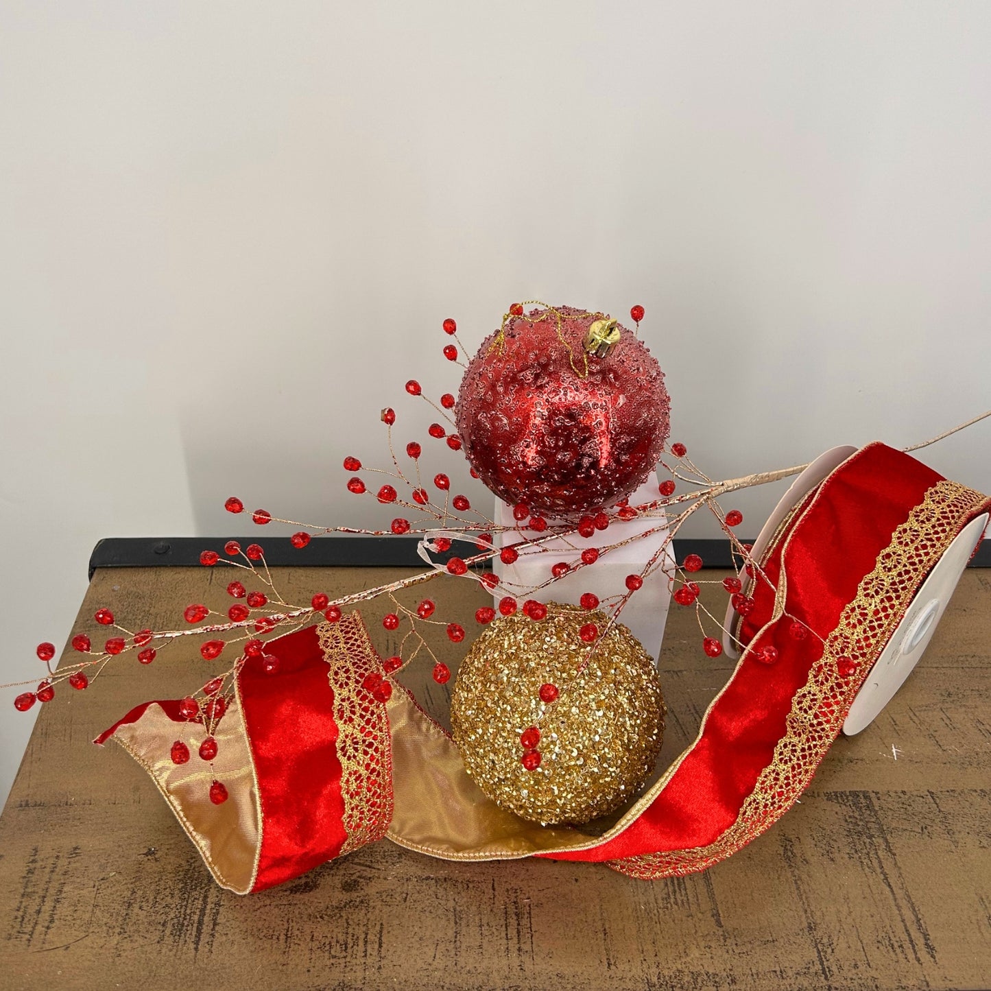 Red, Gold, Gems Christmas Tree Mystery Box