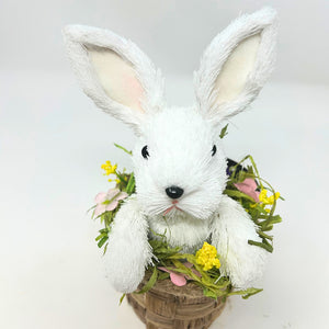 Bashful Baby Bunny Rabbit in Basket 6.5” | BFE