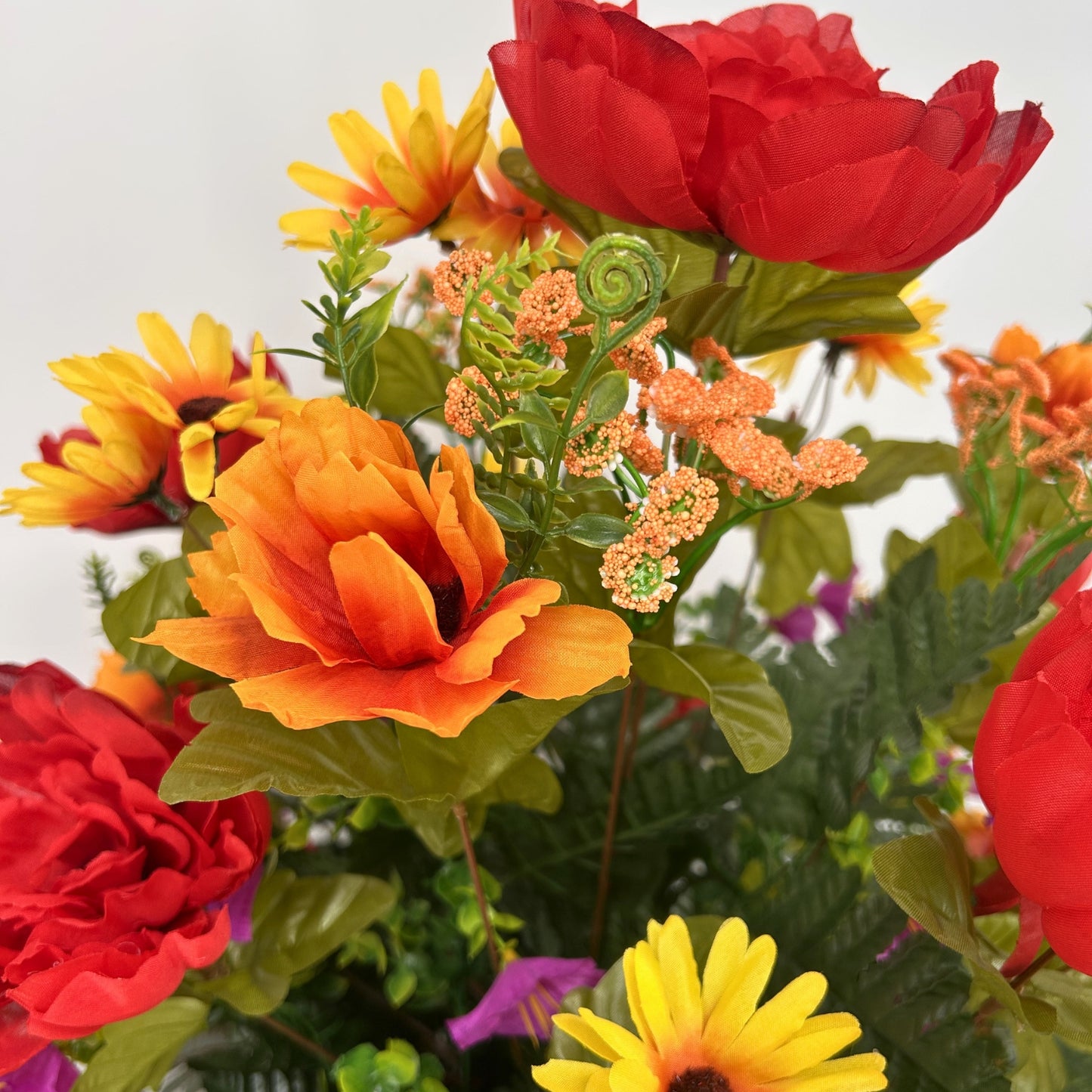 Fall Reflections Pre-Made Vase Insert (Yellow, Orange, Red, Purple)