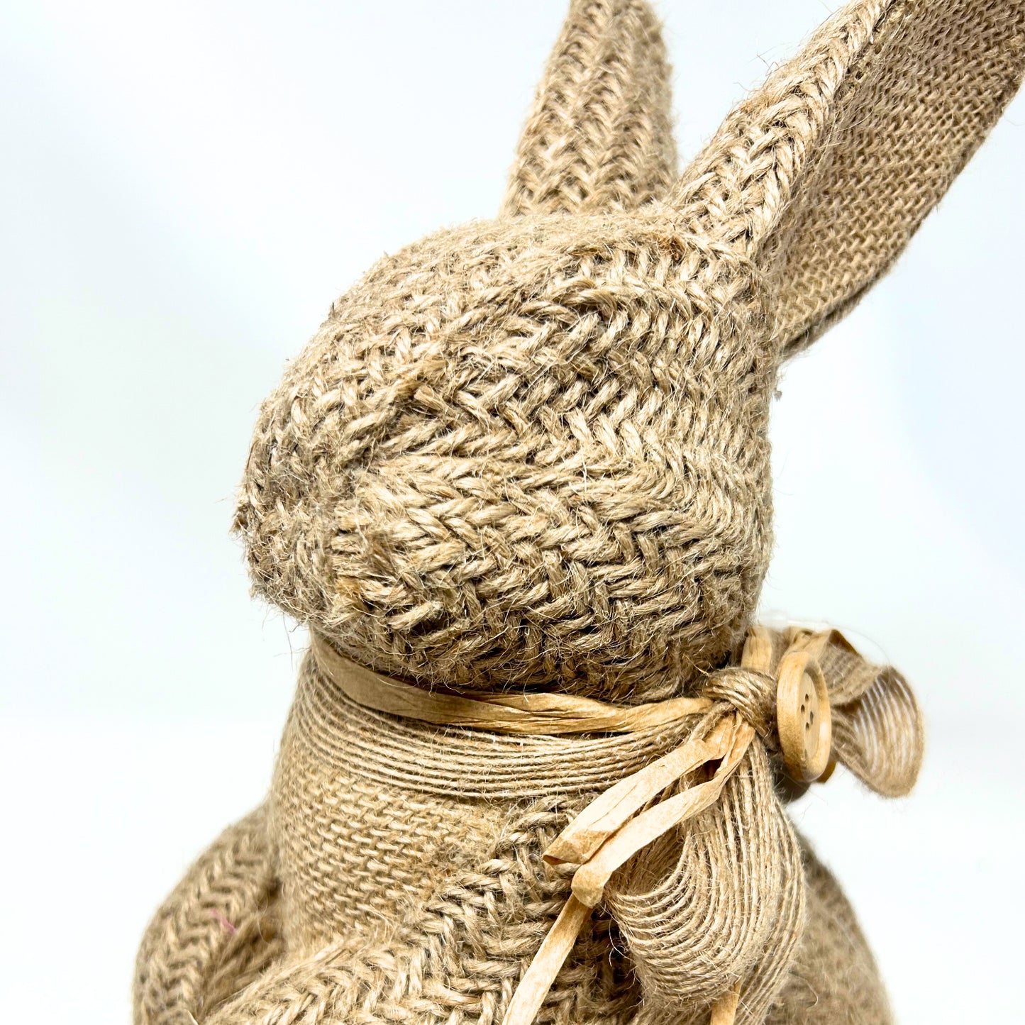 Beautiful Braided Standing Bunny RAbbit 12.5" x 7" | BFE
