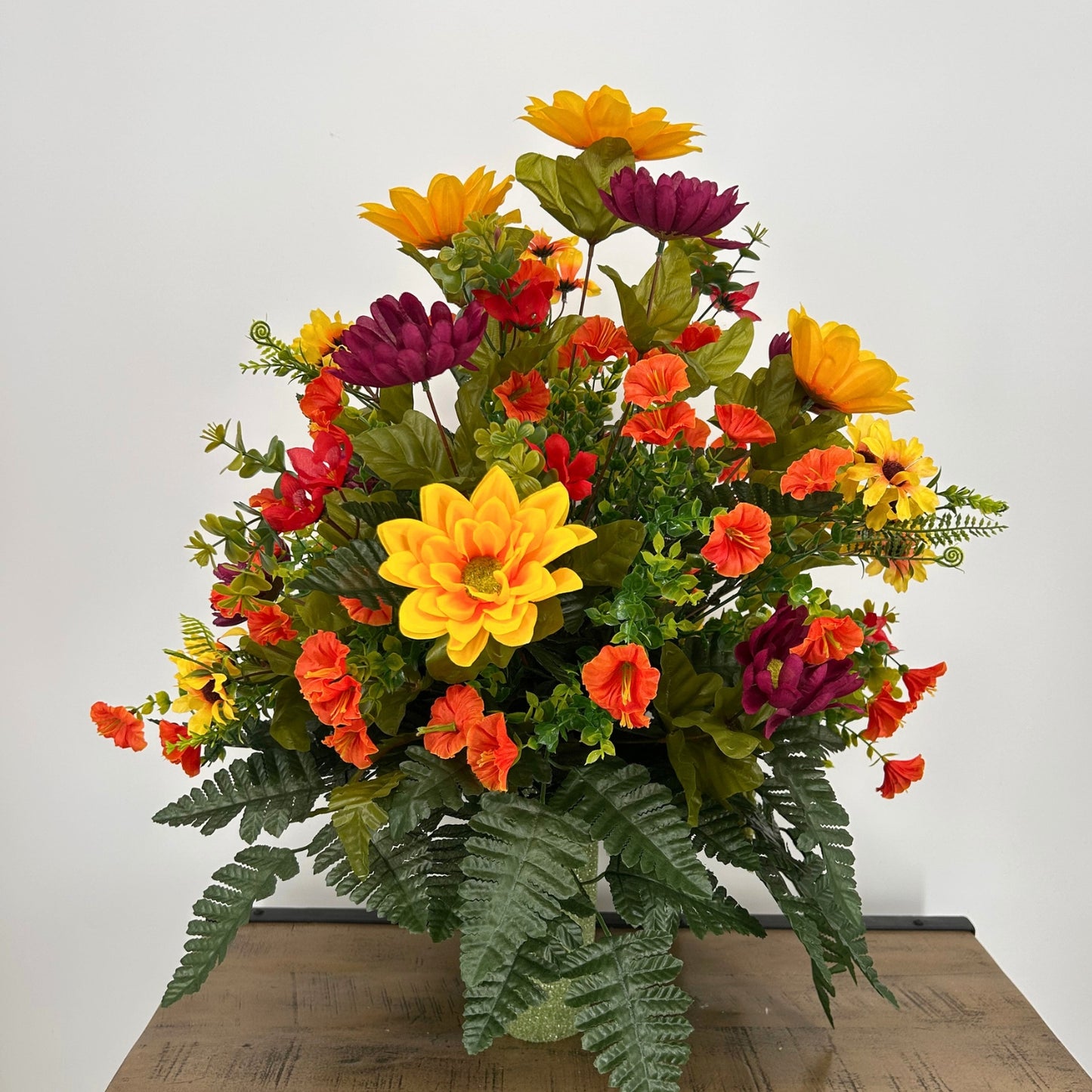 DIY Fall Wild Flower Vase Insert Kit {Assembly Required}