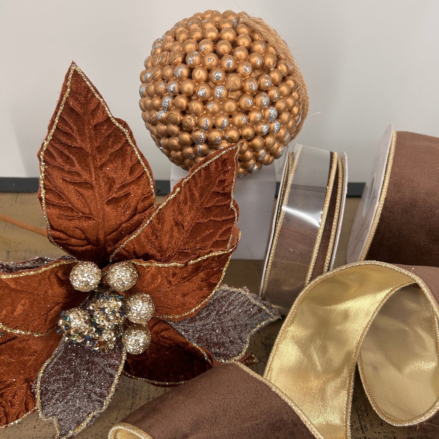 Brown, Gold, Natural Christmas Tree Mystery Box