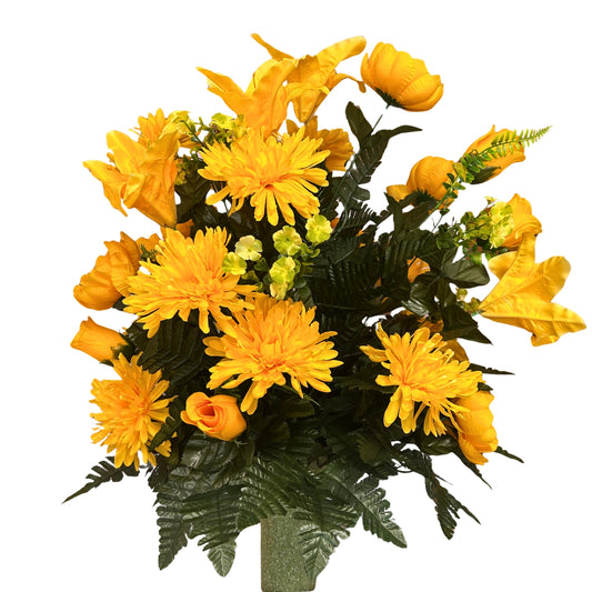 Heavenly Harmony Pre-Made Vase Insert (Yellow)