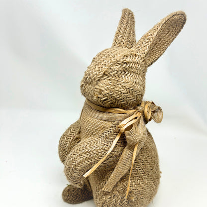 Beautiful Braided Standing Bunny RAbbit 12.5" x 7" | BFE