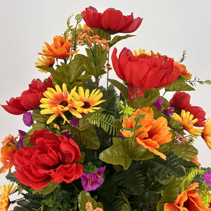 Fall Reflections Pre-Made Vase Insert (Yellow, Orange, Red, Purple)