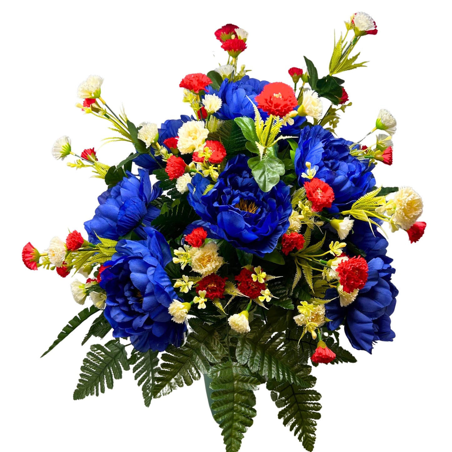 Spirit of America Pre-Made Vase Insert (Red, White, Blue)