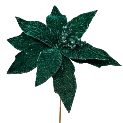 Poinsettia Stem 23" Dark Green