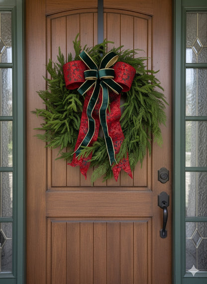 Ralph Lauren Inspired Christmas Wreath DIY Kit {Assembly Required}